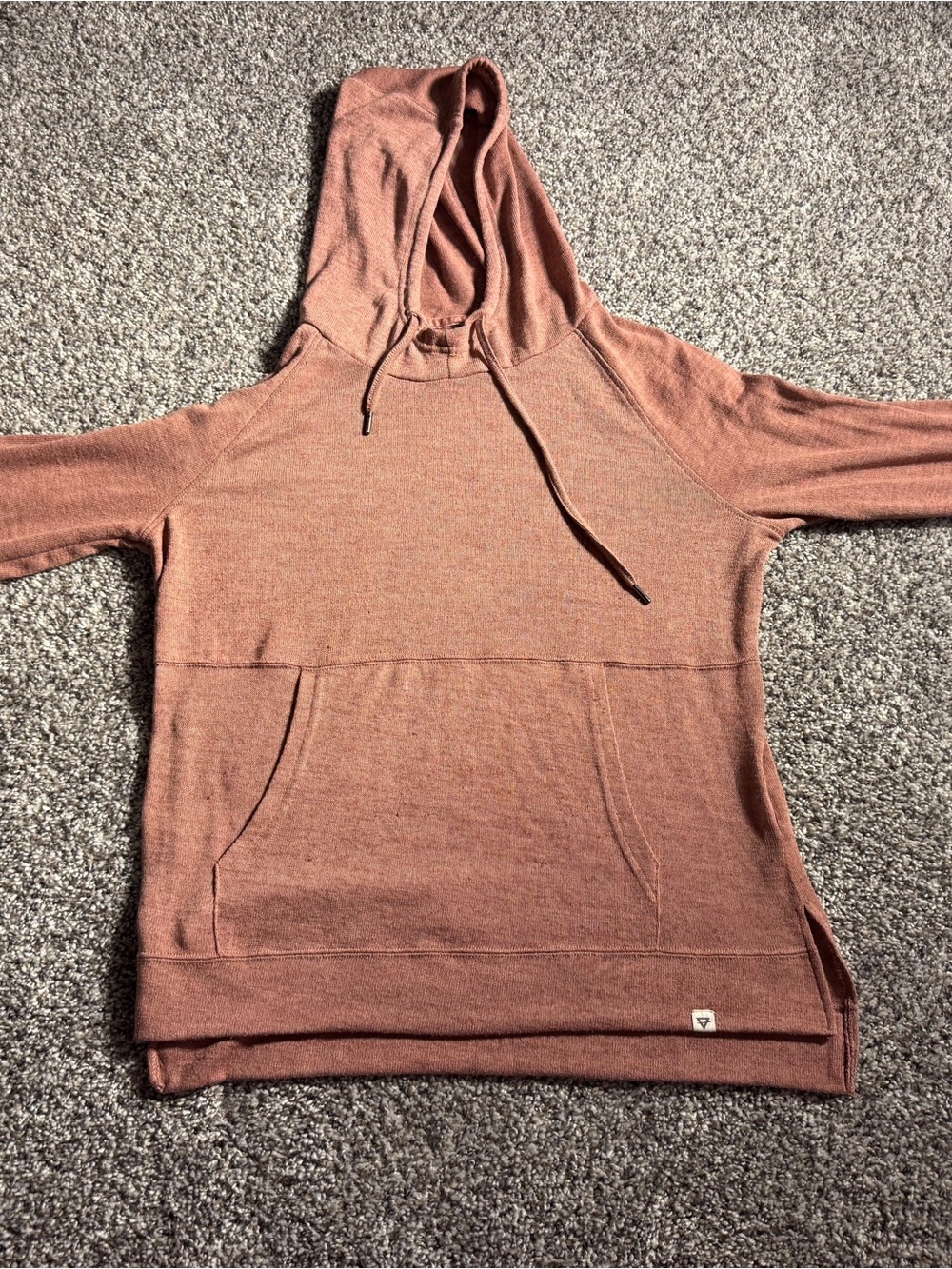 Women's Cozy Rust Hoodie Sweatshirt